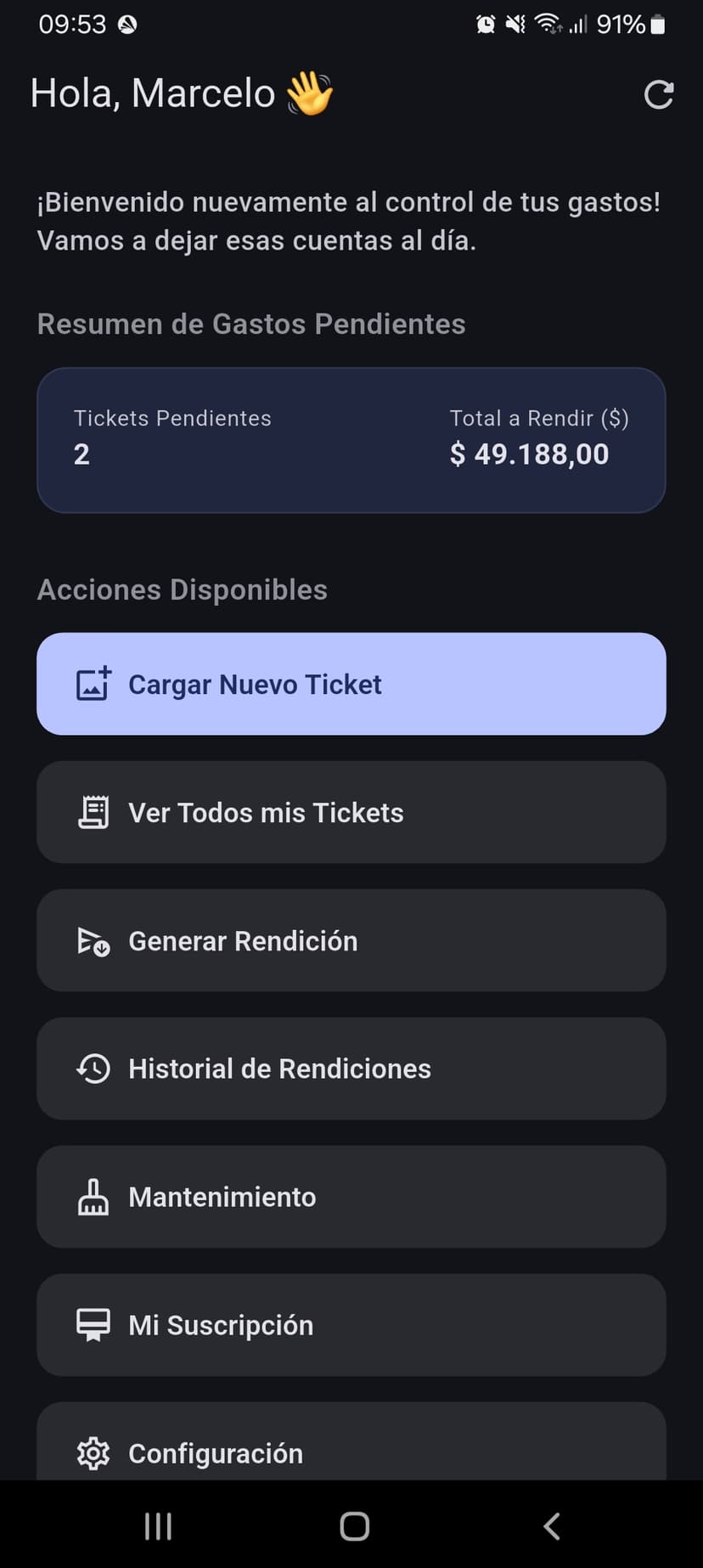 Captura 1 de la app Viatis